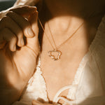 Paauksuotas Sidabrinis pakabukas "Lietuva"