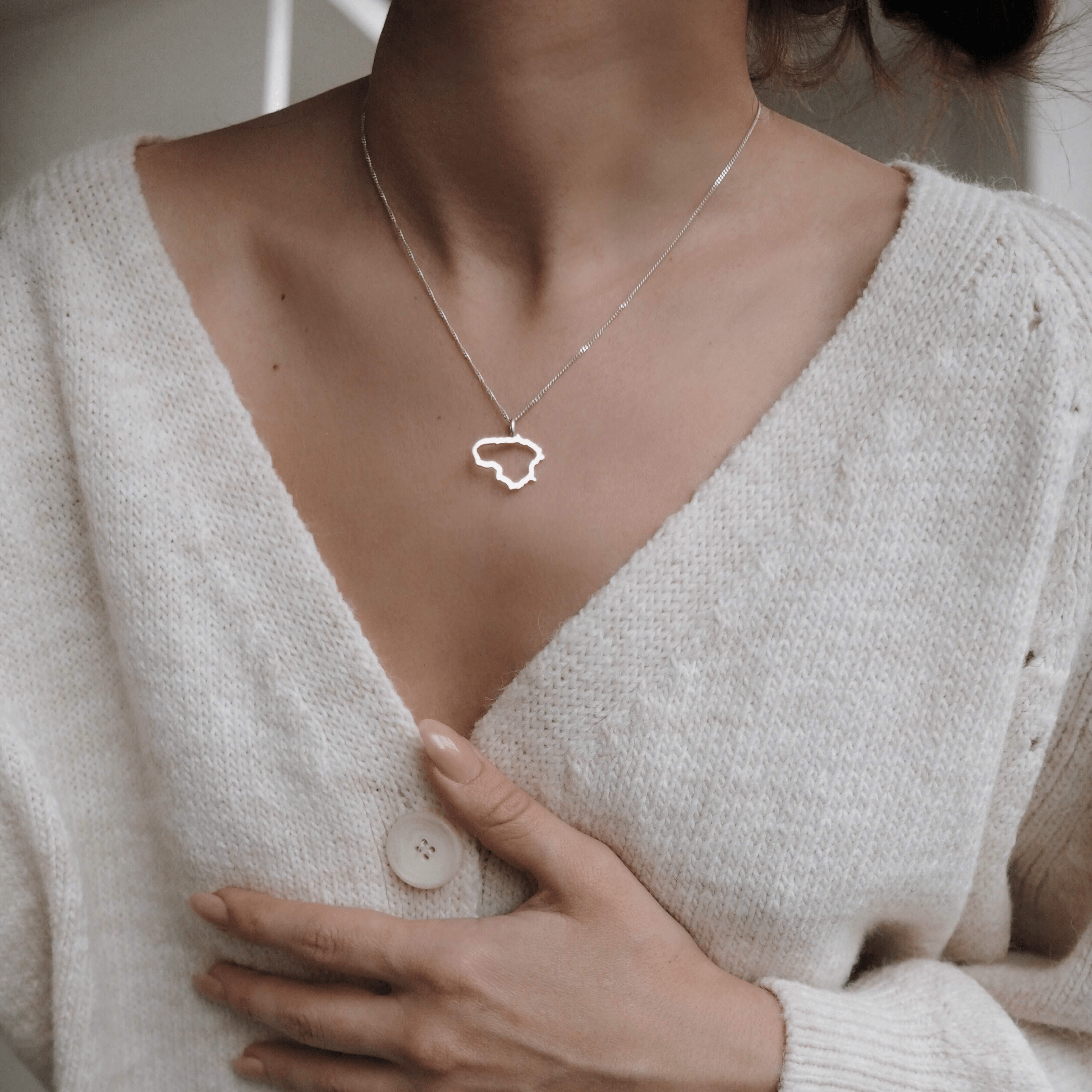 Sidabrinis pakabukas "Lietuva"