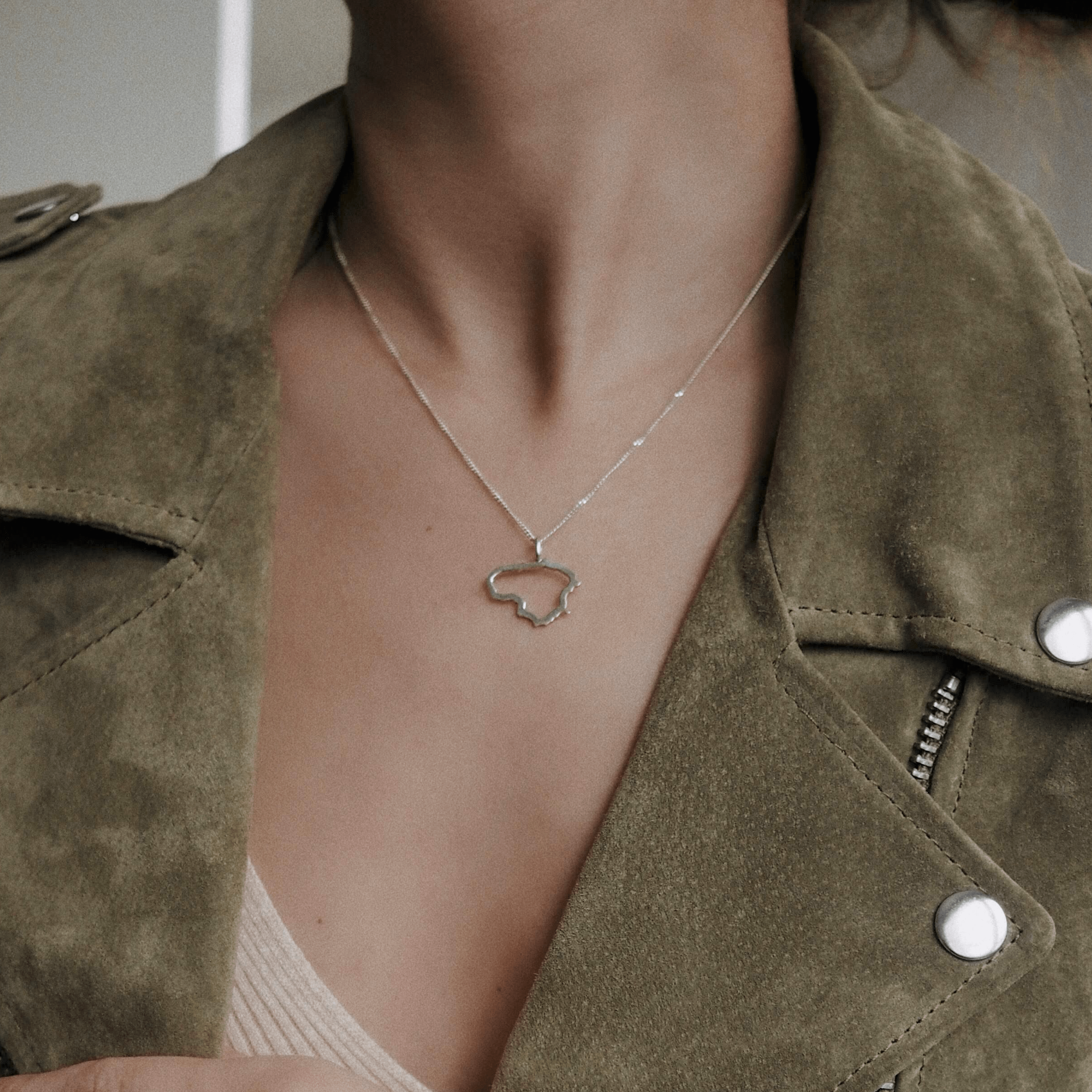 Sidabrinis pakabukas "Lietuva"