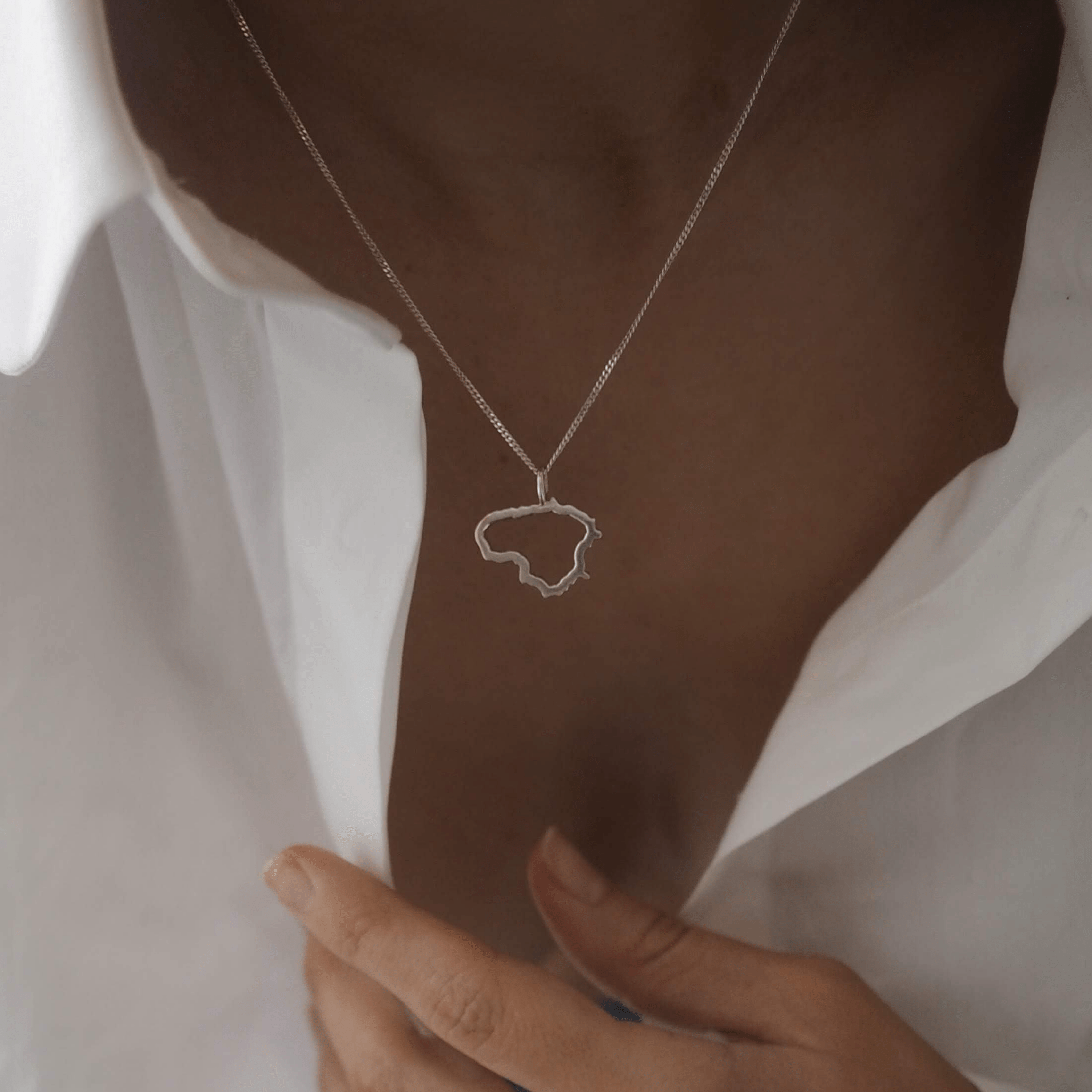 Sidabrinis pakabukas "Lietuva"