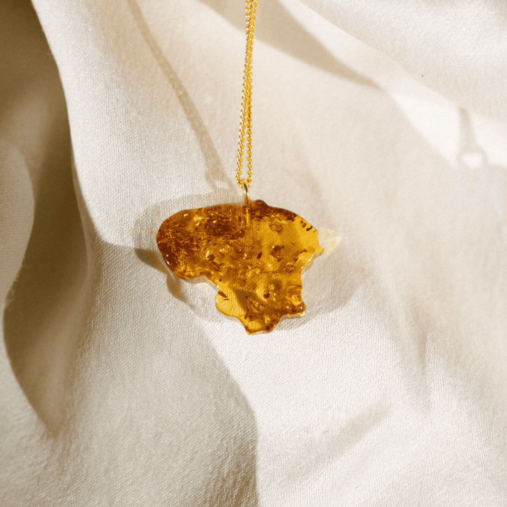 Gintarinis pakabukas "Lietuva"