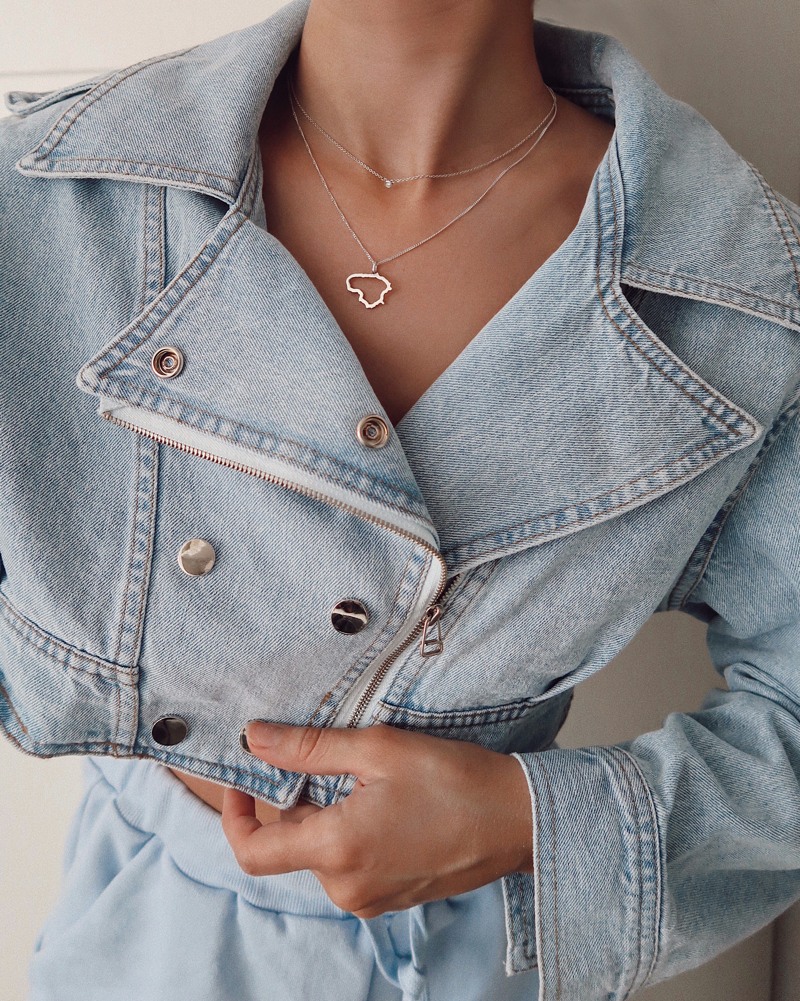 Sidabrinis pakabukas "Lietuva"